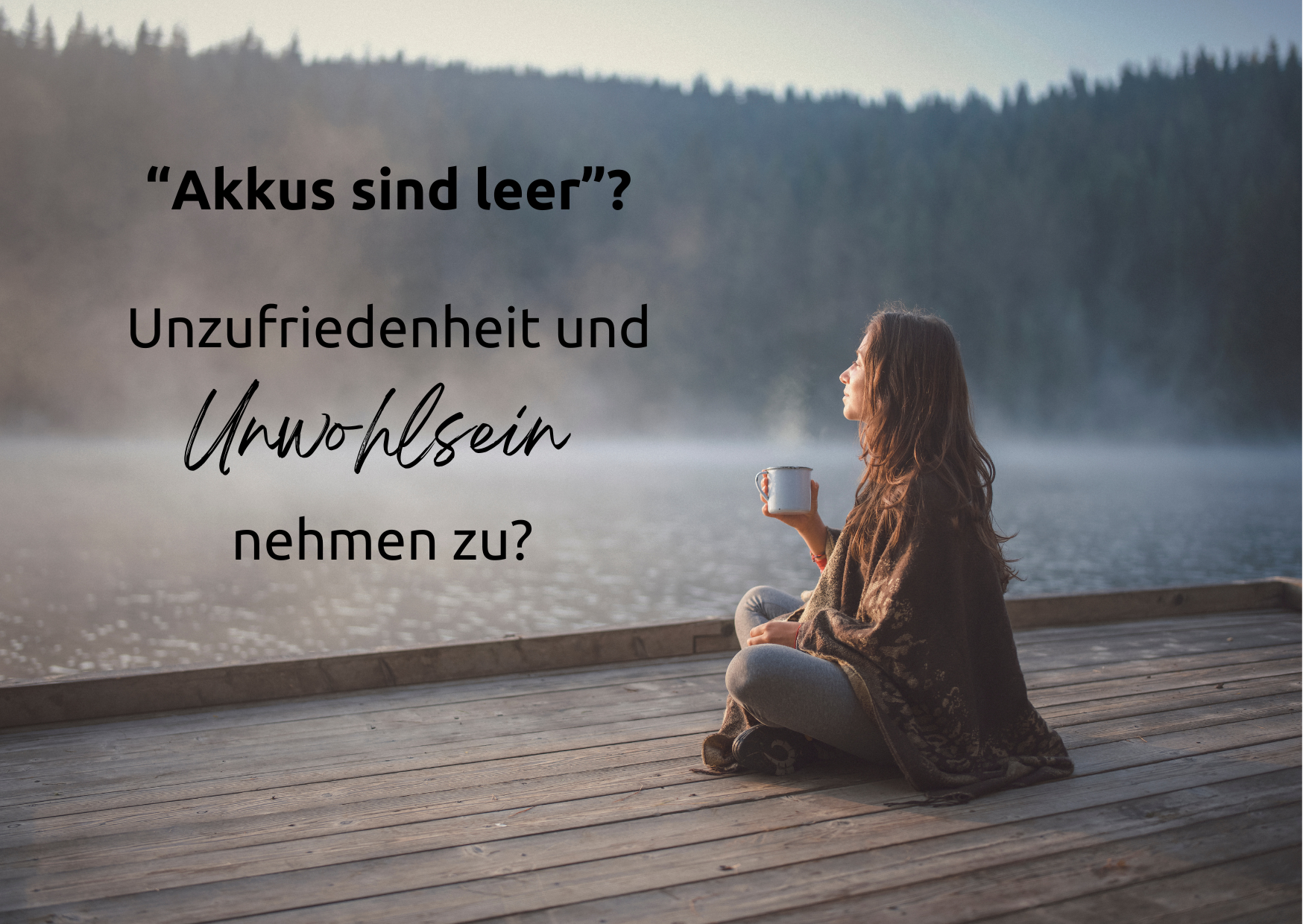 Wenn die "Akkus leer" sind, spüren wir oft Unzufriedenheit, Unwohlsein und vermehrte Ermüdung 2 Akkus leer Unzufriedenheit und Unwohlsein nehmen zu? Stressreduktion durch Hypnose Glücklich sein, belastbar, ausgeglichen fühlen